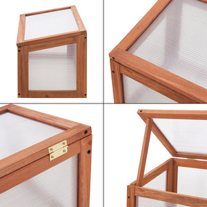 Zimna rama Laarbeek 60 x 30 cm drewno sosnowe [casa.pro]