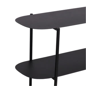 Stolik konsolowy Enebakk 70x90x32cm czarny, matowy [en.casa]