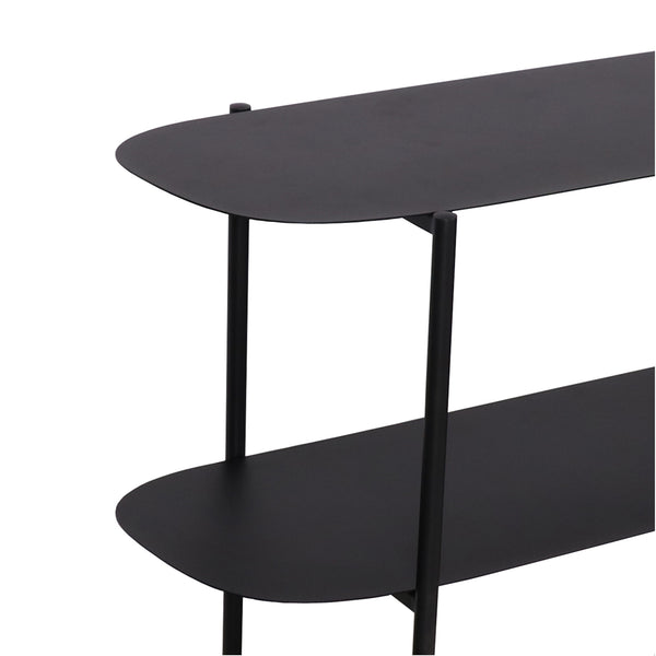 Stolik konsolowy Enebakk 70x90x32cm czarny, matowy [en.casa]