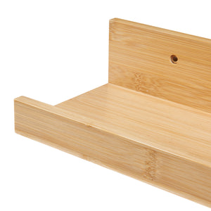Zestaw półek ściennych Gildeskål zestaw 3 40x13x7cm bambus [en.casa]