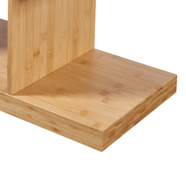 Półka na książki Gullspång bambus 130x55x30cm natura [en.casa]