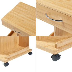 Stół obrotowy Jokkmokk 565x43x43 cm bambus [en.casa]