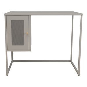 Biurko stalowe Sund 75x100x50 cm szare [en.casa]