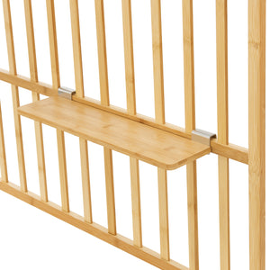 Półka ścienna Røst 120x80x13cm bambus [en.casa]