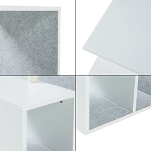 Stolik boczny z drapakiem Masfjorden White [en.casa]