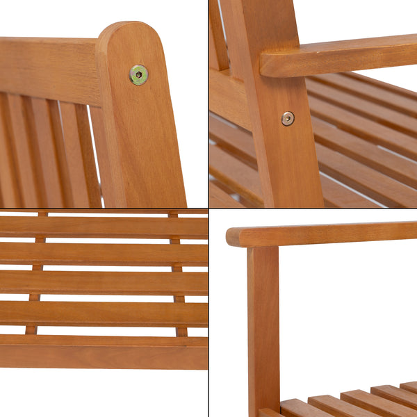 Ławka ogrodowa Canzano 120x58x90 cm [casa.pro]
