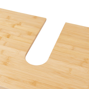 Szafka pod umywalkę Boksereys 60x100x35 cm bambus naturalny [en.casa]