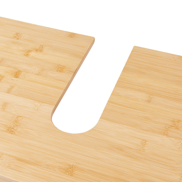 Szafka pod umywalkę Boksereys 60x100x35 cm bambus naturalny [en.casa]