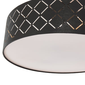 Lampa sufitowa wnękowa czarna/biała [lux.pro]