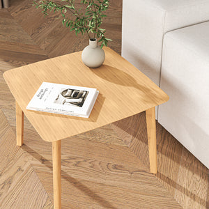 Stolik boczny Haad 45x50x50 cm bambus naturalny [en.casa]