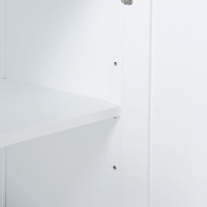 Karlsøy szafka z lustrem 50x60x15cm biała [en.casa]