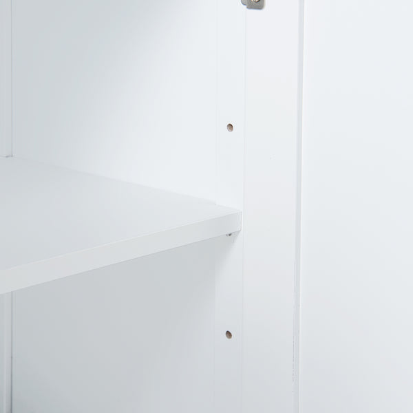 Karlsøy szafka z lustrem 50x60x15cm biała [en.casa]