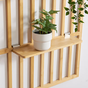Półka ścienna Røst 120x80x13cm bambus [en.casa]