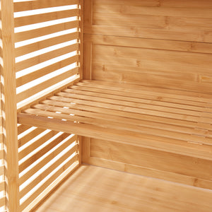 Szafka łazienkowa Raurgela 180x80x40 cm bambus [en.casa]