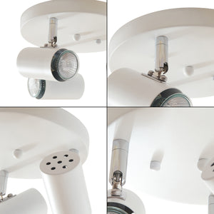 Bathgate lampa sufitowa 3 x GU10 biały [lux.pro]