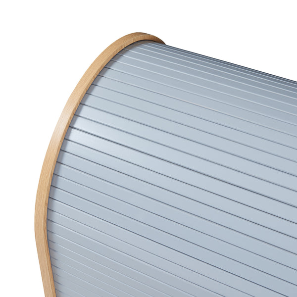 Szafka roletowa Kavlinge 80x60x40 cm bambus/szary [en.casa]