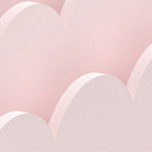 Półka dziecięca Vestnes 48x61x30 cm Cotton Candy/Biała [en.casa]