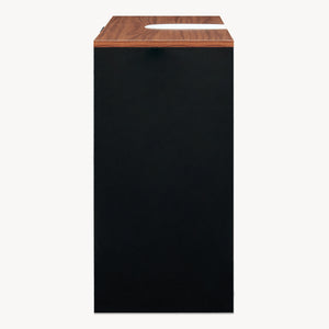 Szafka pod umywalkę Trond 60x66x30 cm Czarny/Orzechowy wygląd [en.casa]