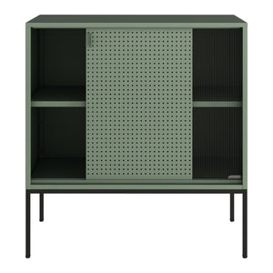 Kredens Eidsvoll 80x45x85cm zielony [en.casa]
