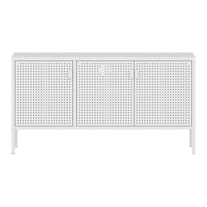 Szafka RTV Castelli 114 x 40 x 60 cm stal [en.casa]