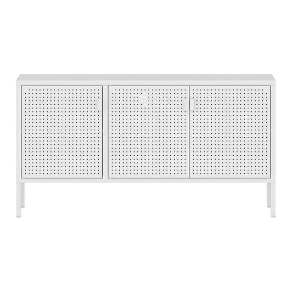 Szafka RTV Castelli 114 x 40 x 60 cm stal [en.casa]