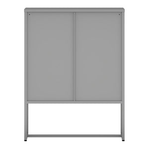 Szafka biurowa Sund z 3 szufladami 105x80x40 cm Szara [en.casa]