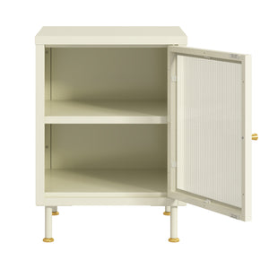 Szafka boczna Lindau 56x40x40 cm kremowa biel [en.casa]