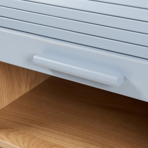 Szafka roletowa Kavlinge 80x60x40 cm bambus/szary [en.casa]