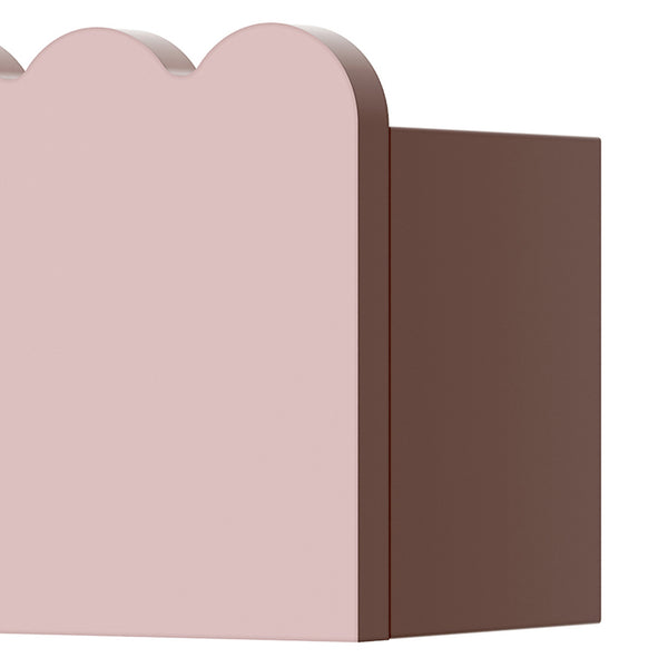 Półka ścienna dla dzieci zestaw 2 Vestnes 40x10x10 cm Cotton Candy [en.casa]
