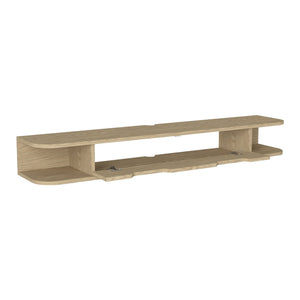 Szafka RTV wisząca Karjali 150x30x19 cm dąb [en.casa]