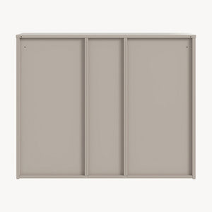 Szafa na akta Kliri stalowa 100x32x81 cm kolor wielbłądzi [en.casa]