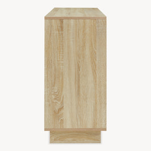 Kredens Kenta 100x35x72 cm Sonoma-dąb optyka/Biały [en.casa]