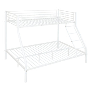 Sortland 200x140/90 cm metalowe łóżko piętrowe z materacem [neu.haus]