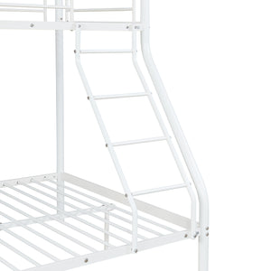 Sortland 200x140/90 cm metalowe łóżko piętrowe z materacem [neu.haus]