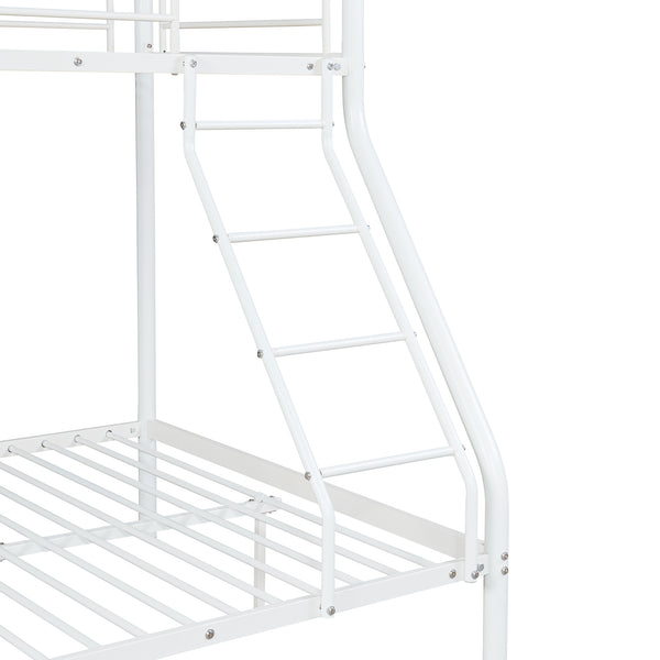 Sortland 200x140/90 cm metalowe łóżko piętrowe z materacem [neu.haus]