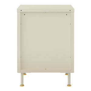 Szafka boczna Lindau 56x40x40 cm kremowa biel [en.casa]