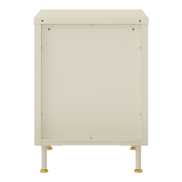 Szafka boczna Lindau 56x40x40 cm kremowa biel [en.casa]