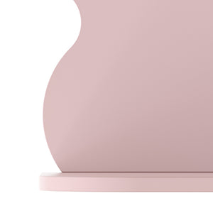 Półka narożna dla dzieci Vestnes 108x27x27 cm Cotton Candy/Biała [en.casa]