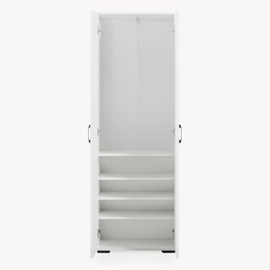 Szafa na ubrania Chalvefted 175x60x35 cm Biała [en.casa]