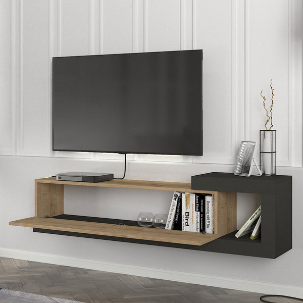 Szafka pod TV Luhanka 150x295x385cm dąb w różnych kolorach [en.casa]