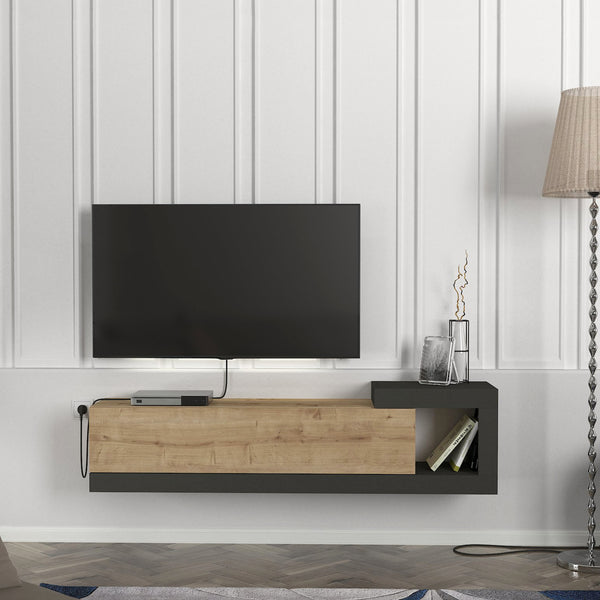 Szafka pod TV Luhanka 150x295x385cm dąb w różnych kolorach [en.casa]
