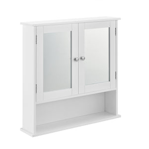 Szafka łazienkowa Locust 58x56x13 cm biała [en.casa] - premiumXL