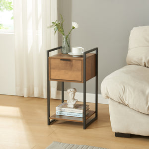 Stolik pomocniczy Namsskogan 62x33x32cm w kolorze orzecha [en.casa] - premiumXL
