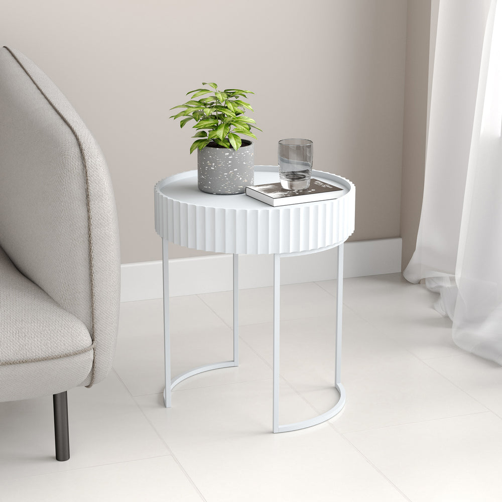 Stolik boczny Rill 46xØ40 cm [en.casa]