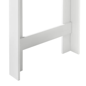 Stół barowy Danderyd 120x60x106 cm z 3 schowkami [en.casa]