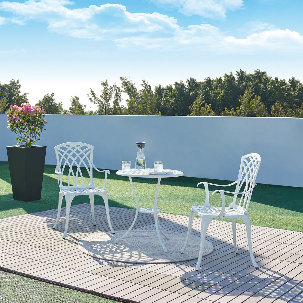 Zestaw bistro Vena 3-częściowy odlew aluminiowy [casa.pro]