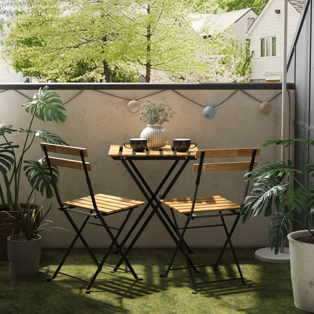 Zestaw bistro Bovino 3-częściowy drewno akacjowe [casa.pro] - premiumXL