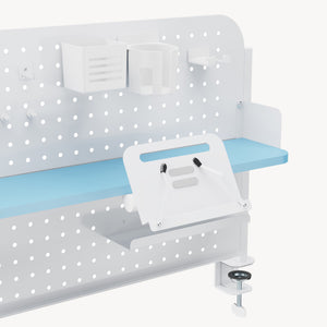 Organizer na biurko Sauda 114x68 cm stalowy [en.casa]