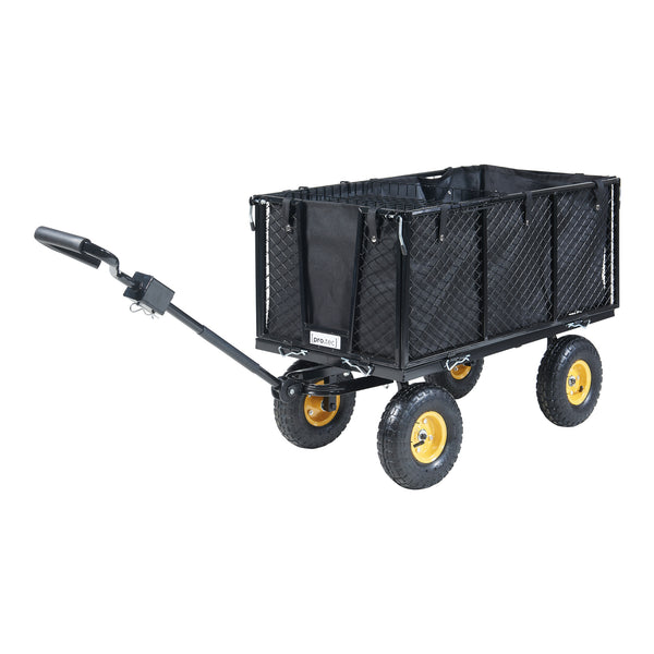 Wózek ręczny Corropoli 112x51 cm maks. 550 kg czarny/żółty [pro.tec]