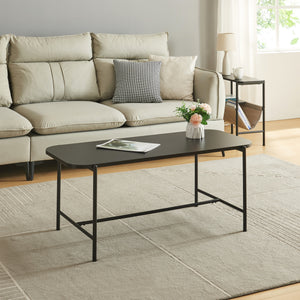 Stolik kawowy Samnanger 110x50x45cm czarny [en.casa] - premiumXL